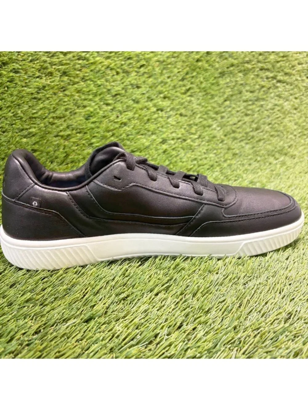 Flux Footwear Adapt Leather Trainer Black Mens Size 10 Athletic Shoes Sneakers